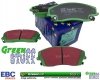 Przednie klocki GreenStuff + NACINANE tarcze hamulcowe 320mm EBC seria USR Dodge Charger RWD V6