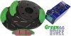 Przednie klocki GreenStuff + NACINANE tarcze hamulcowe 330mm EBC seria USR GMC Yukon 2007-2008