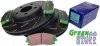Przednie klocki GreenStuff + NACINANE tarcze hamulcowe 320mm EBC seria USR Dodge Charger RWD V6