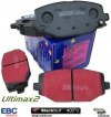 Tylne klocki Ultimax2 + tarcze hamulcowe 328mm EBC seria Premium Fiat Freemont 2012-