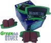 Tylne klocki GreenStuff + WIERCONE NACINANE WENTYLOWANE tarcze hamulcowe EBC seria GD Lancia Thema