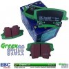 Tylne klocki GreenStuff + WIERCONE NACINANE tarcze hamulcowe EBC seria GD Dodge Charger RWD