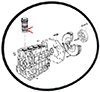 Oring uszczelniacz tulei cylindra 2,50mm Chrysler Voyager 2,5 CRD 46320532A