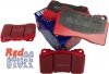 Przednie CERAMICZNE klocki RedStuff + NAWIERCANE NACINANE tarcze hamulcowe 355mm EBC seria GD Ford Mustang 2005-2014