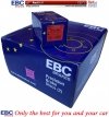 Tylne CERAMICZNE klocki RedStuff + NACINANE tarcze hamulcowe 350mm EBC seria USR Chrysler 300C SRT