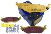 Tylne klocki YellowStuff + tarcze hamulcowe EBC PREMIUM Dodge RAM 1500 2003-
