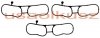 Uszczelki kolektora ssącego Saab 9-7x 4,2 L6 DOHC 24V Vortec