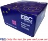 Przednia tarcza hamulcowa 330mm EBC seria Premium Chrysler Voyager FWD 2020-