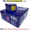 Przednie klocki YellowStuff + NACINANE tarcze hamulcowe 302mm EBC seria USR Dodge Journey -2012