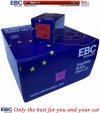 Tylne CERAMICZNE klocki RedStuff + NACINANE WENTYLOWANE tarcze hamulcowe EBC seria USR Dodge Challenger