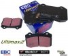 Tylne klocki BlackStuff Ultimax2 + NAWIERCANE NACINANE tarcze hamulcowe EBC seria GD Jeep Grand Cherokee SRT / Trackhawk