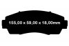 Przednie klocki Ultimax2 + tarcze hamulcowe EBC seria Premium Honda Odyssey 2011-2014