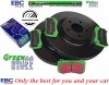 Przednie klocki GreenStuff + tarcze hamulcowe 360mm EBC seria PREMIUM Chrysler 300C SRT8
