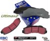 Przednie klocki Ultimax2 + tarcze hamulcowe EBC seria Premium Lincoln Navigator 2011-2021
