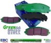 Przednie klocki GreenStuff + NACINANE tarcze hamulcowe 330mm EBC seria USR Lancia Voyager 2012-