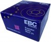 Przednia NACINANA tarcza hamulcowa 345mm EBC seria USR Dodge Charger zaciski 2 tłoki