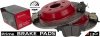 Tylne klocki brembo + WIERCONE NACINANE tarcze hamulcowe ATM 316mm RED Lincoln Nautilus