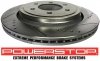 Tylne klocki Z36 + WIERCONE tarcze hamulcowe 6 szpilek automatyczny ręczny POWERSTOP Ford F-150 F150 2015-2017