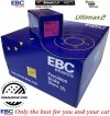 Tylne klocki Ultimax2 + WIERCONE NACINANE WENTYLOWANE tarcze hamulcowe EBC seria GD Chrysler 300C
