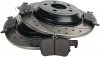 Tylne klocki + WIERCONE NACINANE tarcze hamulcowe 302mm BLACK Ford Escape 2020-
