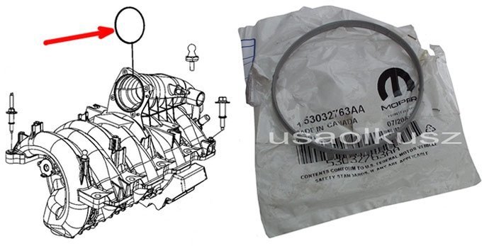 Uszczelka Przepustnicy Dodge Ram 1500 4 7 V8 2008