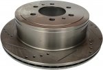 Tylna WIERCONA nacinana tarcza hamulcowa 6 szpilek Ford F-150 2004-2011