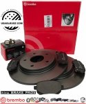Klocki oraz tarcze hamulcowe tylne 305mm BREMBO Fiat Freemont -2013