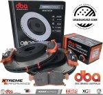 Przednie klocki XTREME PERFORMANCE + tarcze hamulcowe 350mm DBA seria 4000 T3 Dodge Durango 2011-