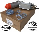 ALUMINIOWA obudowa filtra oleju z chłodnicą oraz czujnikami Jeep Wrangler 3,6 V6