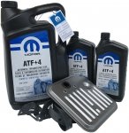 Olej MOPAR ATF+4 6,89l oraz filtr skrzyni biegów Dodge Dakota 1998-2003
