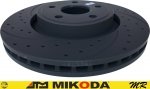 Przednia WIERCONA NACINANA tarcza hamulcowa 350mm GOMET Dodge Durango 2011-