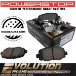 Tylne klocki hamulcowe POWERSTOP Z17 EVOLUTION PLUS Chrysler 200 2015-