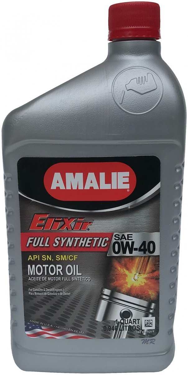 Filtr + olej AMALIE Elixir Full Synthetic 0W40 Jeep Grand Cherokee SRT