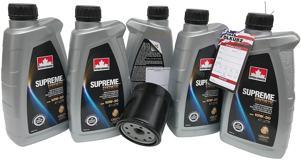 Filtr oleju oraz syntetyczny olej 10W30 Chrysler Sebring 2