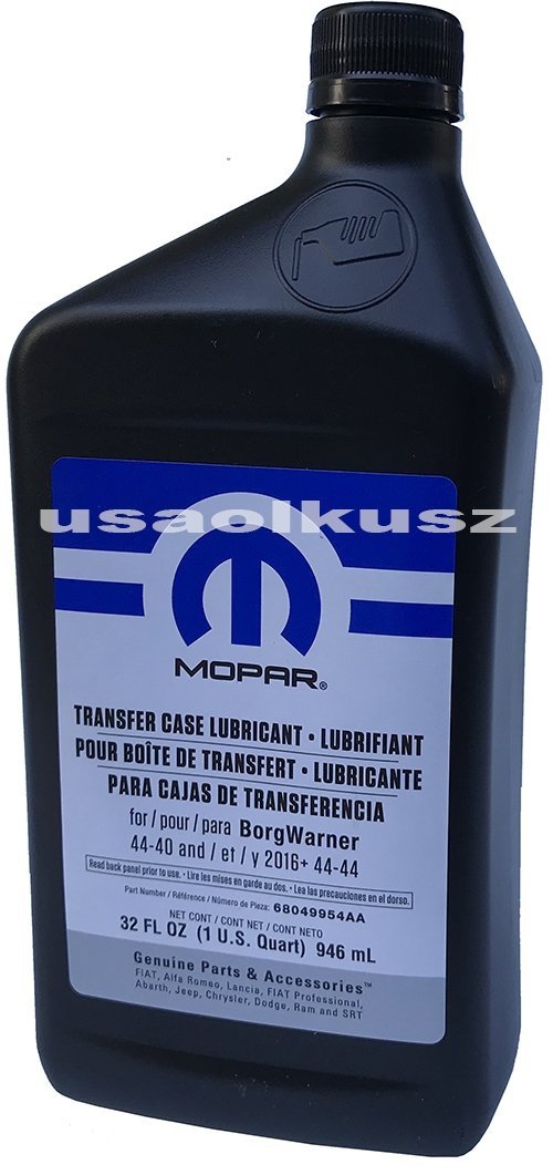 Olej reduktora Warner 4440 4444 MOPAR do reduktorów OLEJE PŁYNY EKSPLOATACYJNE