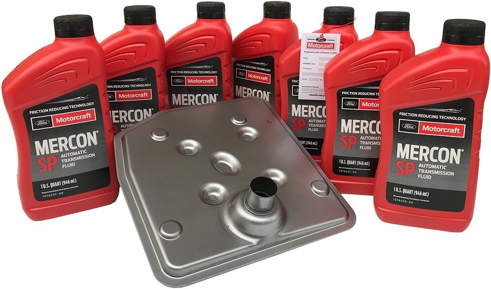 Filtr oraz olej Mercon SP automatycznej skrzyni biegów