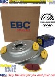Tylne klocki YellowStuff + tarcze hamulcowe 330mm EBC seria Premium Mercury Sable 2008-