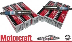 Świece zapłonowe MOTORCRAFT SP520 Ford Mustang 3,7 V6 