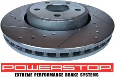 Przednia WIERCONA NACINANA tarcza hamulcowa POWERSTOP 330mm Jeep Grand Cherokee 3,6 V6