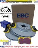 Przednie klocki YellowStuff + tarcze hamulcowe 360mm EBC seria PREMIUM Chrysler 300C SRT8