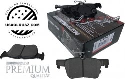 Tylne CERAMICZNE klocki hamulcowe z zestawem montażowym Ford Fusion 2013-2020