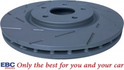 Przednia NACINANA tarcza hamulcowa 330mm EBC seria USR Fiat Freemont 2012-