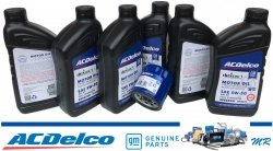 Filtr + olej ACDelco 5W30 Pontiac G6 3,6 V6