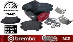 Klocki hamulcowe przednie brembo Prime z zestawem montażowym Buick Regal 2,0 2014