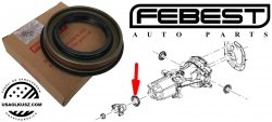Uszczelniacz wałka ataku tylnego mostu Ford Escape AWD 2001-2012