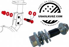 Śruba regulacji kąta pochylenia koła mimośród 14mm Jeep Compass -2010