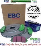 Przednie klocki GreenStuff + tarcze hamulcowe 330mm EBC seria Premium RAM Cargo Van 2012-