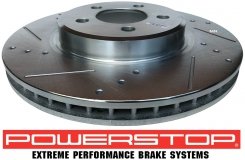 Przednia WIERCONA nacinana tarcza hamulcowa POWERSTOP 320mm Dodge Challenger