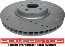 Przednia WIERCONA NACINANA tarcza hamulcowa J55 Z51 PACKAGE 345mm Chevrolet Corvette C8 2020-