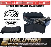Klocki hamulcowe przednie z zestawem montażowym POWERSTOP Z17 EVOLUTION PLUS Dodge Challenger SRT Hellcat 2015-